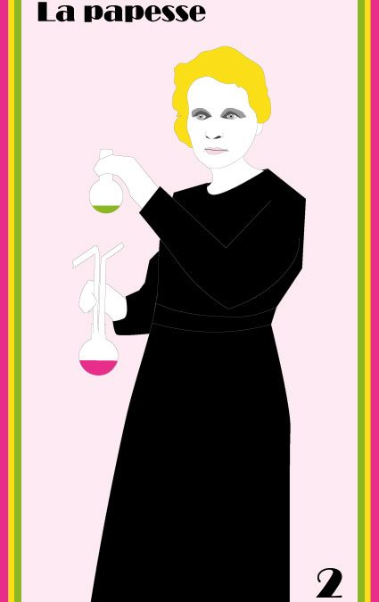 Major arcana number 2, the High Priestess, arcane majeure numéro 2, la papesse