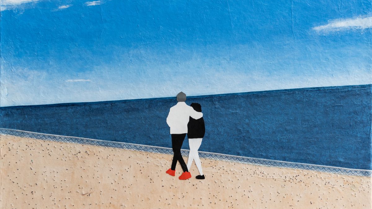 Cha bada bada 2021, mixed media painting