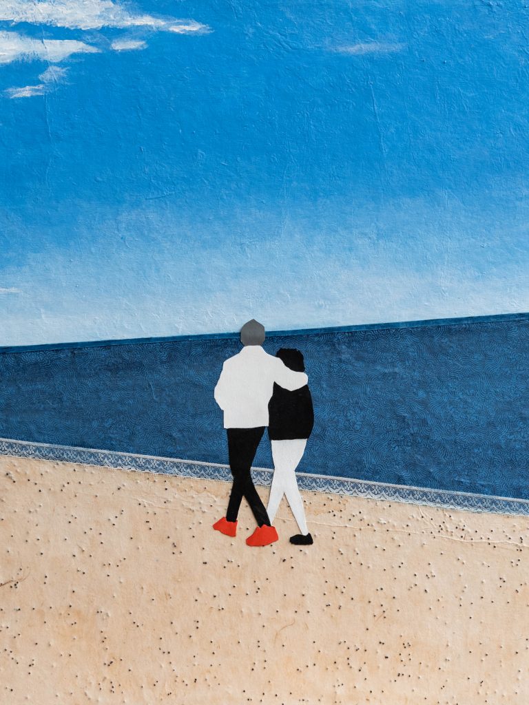 Cha bada bada 2021, mixed media painting