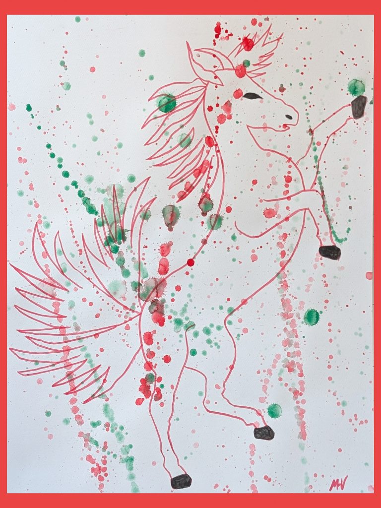 Happy Chinese New Year of the fire Horse